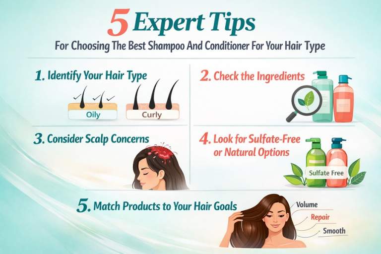 5 Expert Tips For Choosing The Best Shampoo And Conditioner For Your Hair Type